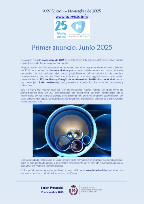 Primer anuncio